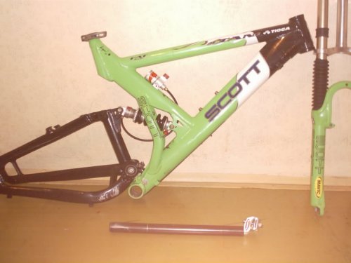 r�m Scott Octane FX-1, vidlice a sedlovka